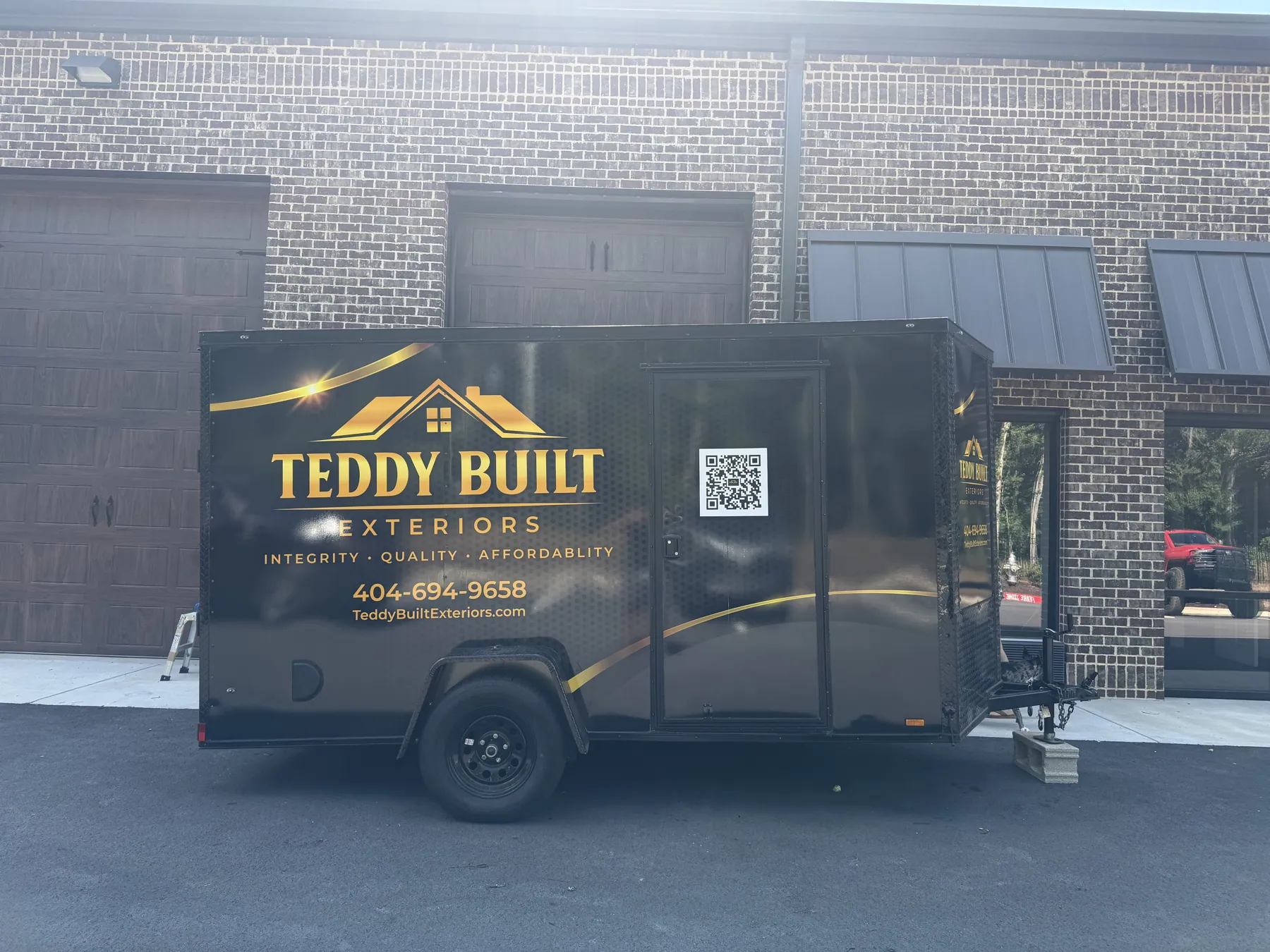 Teddy Built mobile trailer graphics